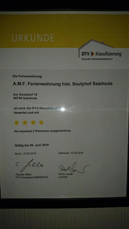 Apartment Amf Historischer Soutyhof Saarlouis